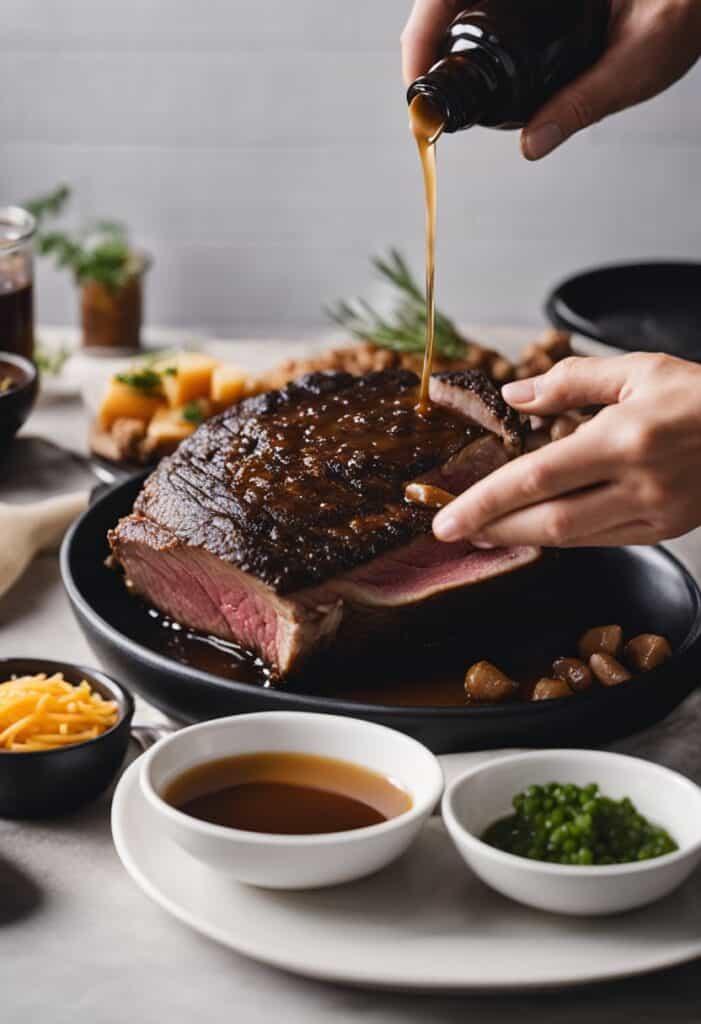 Learn how to create a rich and delicious au jus to complement your prime rib with this straightforward guide. From drippings to seasoning, we’ll walk you through each step to achieve that restaurant-quality taste at home. Your holiday meals will never be the same!