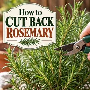 How to Cut Back Rosemary