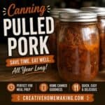 Learn how to safely make canning pulled pork recipes at home with this simple guide. Perfect for meal prep and quick dinners, this is one of the best pressure canning pork recipes and a must-try for your canning meat recipes collection.