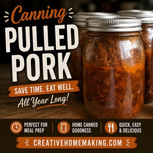 Learn how to safely make canning pulled pork recipes at home with this simple guide. Perfect for meal prep and quick dinners, this is one of the best pressure canning pork recipes and a must-try for your canning meat recipes collection.