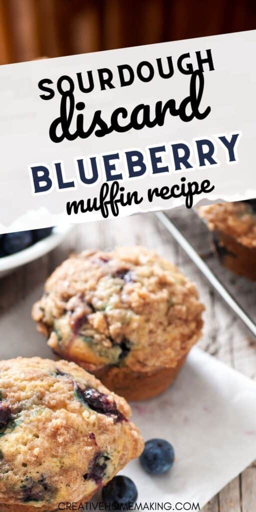 Transform your sourdough discard into scrumptious blueberry muffins that are bursting with flavor. A fantastic way to reduce food waste while satisfying your sweet tooth!