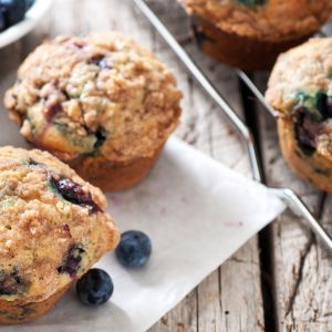 Indulge in the delightful combination of tangy sourdough discard and sweet blueberries with this easy-to-make muffin recipe. Perfect for breakfast or a midday treat!