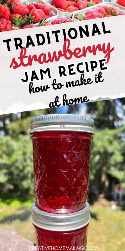 Indulge in the classic goodness of homemade traditional strawberry jam with this easy recipe. Perfect for spreading on toast or adding a sweet touch to your favorite desserts!