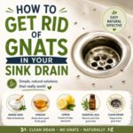 Tired of pesky gnats around your kitchen sink? Learn how to get rid of gnats in your sink drain with this easy, natural method using simple ingredients you probably already have at home. A practical simple homemaking tip and simple homemade living solution for a fresher kitchen and better home care habits!