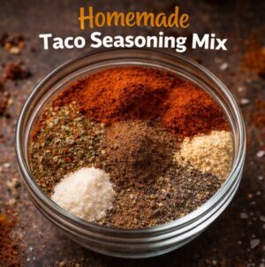 This easy taco seasoning recipe is better than store-bought mixes. A simple DIY pantry staple perfect for tacos, burritos, and quick dinners.