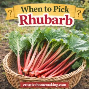 When to Harvest Rhubarb (Best Time for Sweet, Tender Stalks)