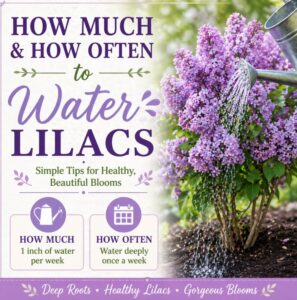 Learn how much and how often to water lilacs for healthy roots and beautiful blooms. Easy lilac care tips for new shrubs, established bushes, and dry summer weather.