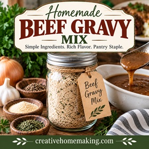 The Best Homemade Beef Gravy Mix