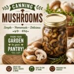 Preserve fresh mushrooms with this easy pressure canning recipe and enjoy them all year long. They're a convenient pantry staple for quick meals and add rich flavor to countless recipes. Perfect for fans of from scratch living, canning, preserving the harvest, and homemade pantry staples.