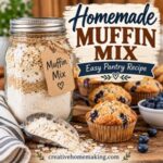 Learn how to make homemade muffin mix from scratch with simple ingredients you probably already have. Make fresh muffins whenever you want with this easy homemade pantry recipe.