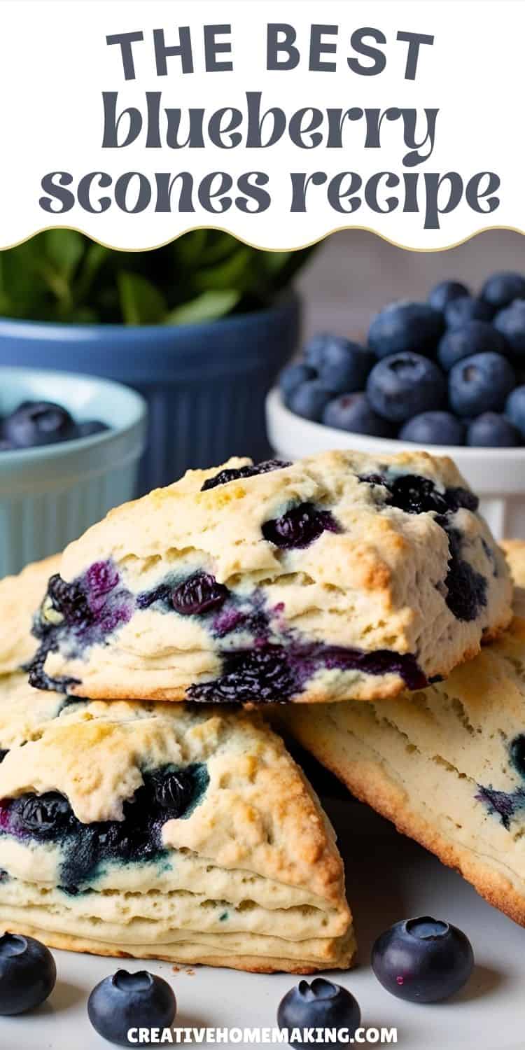 Easy Blueberry Scones Recipe (Perfect for Breakfast or Tea Party Food ...