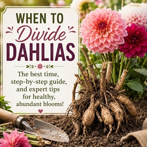 Dividing dahlias can lead to stronger plants and more beautiful flowers. Learn when to divide dahlia tubers, how to do it correctly, and tips for success. Perfect for anyone growing cottage garden flowers and cut flowers for bouquets.