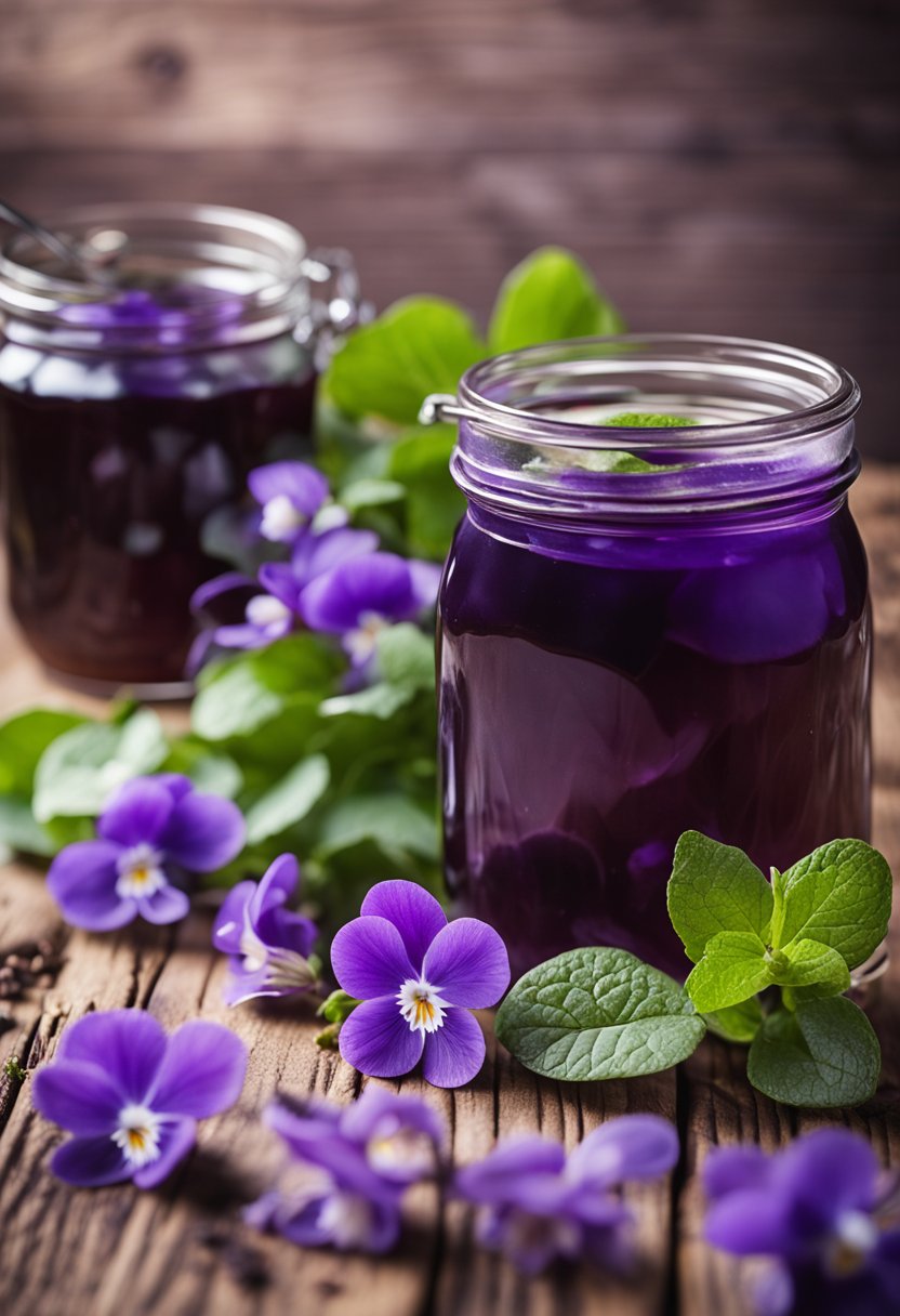 Transform foraged wild violets into a delightful jelly with this simple canning recipe. Add a touch of elegance to your pantry with this homemade treat.