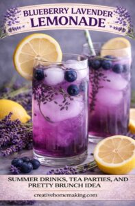 Blueberry Lavender Lemonade (A Pretty Summer Drink for Brunch & Tea ...