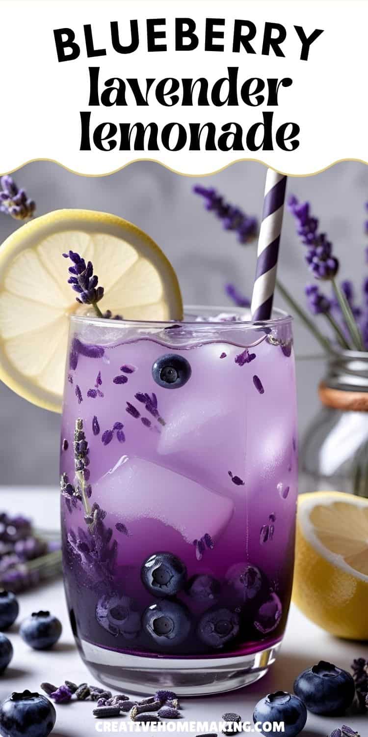 Blueberry Lavender Lemonade (A Pretty Summer Drink for Brunch & Tea ...