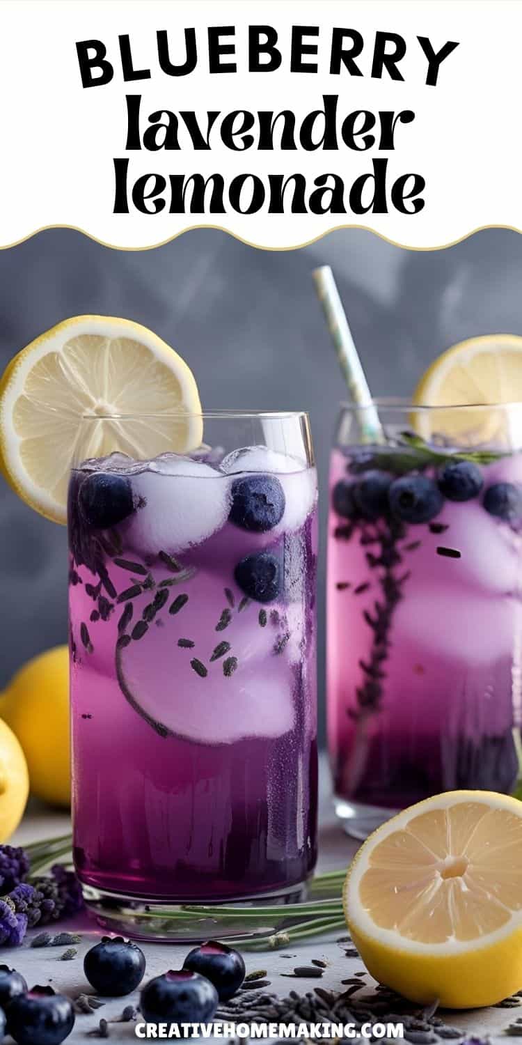 Blueberry Lavender Lemonade (A Pretty Summer Drink for Brunch & Tea ...