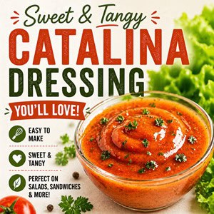 Skip the bottle—this homemade Catalina dressing is sweet, tangy, and incredibly easy to make. This Catalina salad dressing recipe is perfect for salads, marinades, and more. If you’ve been searching for how to make Catalina dressing, this one’s a keeper!