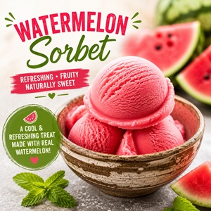 This refreshing watermelon sorbet is the ultimate summer dessert for hot days! Sweet, fruity, and naturally refreshing, it’s perfect for 4th of July parties, a sunny picnic, backyard BBQ, or your next summer cookout. A cool frozen treat everyone will love after grilling or spending the day outside.