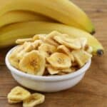 Make your own dehydrated banana snacks at home with an air fryer. Easy, fast, and nutritious—ideal for on-the-go munching or lunchboxes!