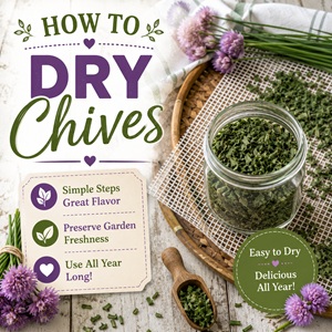 How to Dry Chives for Your Homemade Pantry