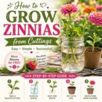 Growing zinnias from cuttings is one of the easiest ways to expand your flower garden. Learn the step-by-step process for rooting healthy stems and creating new plants that will bloom all season long. Perfect for cottage garden flowers, pollinator gardens, and colorful flower beds.