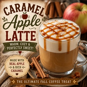Easy Homemade Caramel Apple Latte