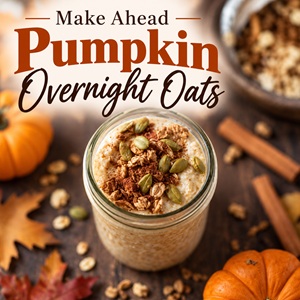 Start your morning with these easy pumpkin overnight oats! This cozy fall recipe is simple to prepare ahead of time and makes a delicious breakfast for busy weekdays. Perfect for fall food lovers and simple homemade living.