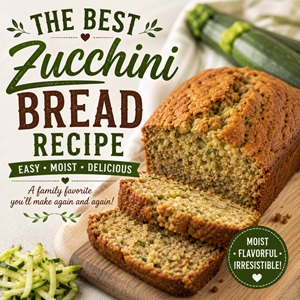 Easy Homemade Zucchini Bread from Scratch