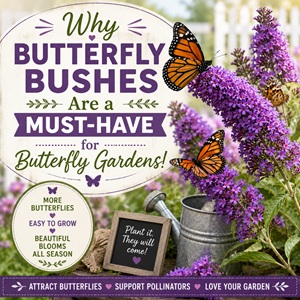 Why Butterfly Bushes Are a Must-Have for Butterfly Gardens