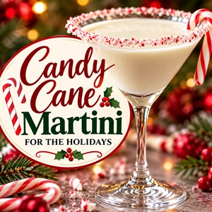 This candy cane martini is a festive Christmas cocktail with creamy sweetness and refreshing peppermint flavor. The crushed candy cane rim adds a fun holiday touch, while a striped candy cane garnish makes each glass look extra special. Serve this dessert-inspired drink at Christmas parties, holiday dinners, or a cozy evening by the tree. Save this candy cane martini recipe for your holiday celebrations!