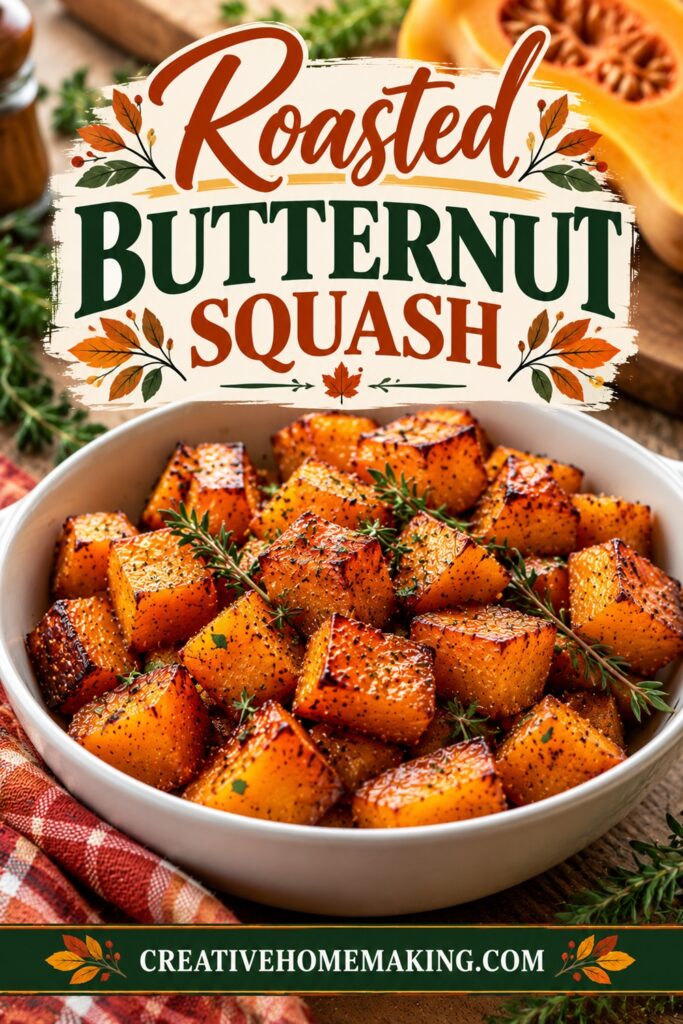 Turn fresh butternut squash into a delicious side dish with this easy oven-roasted recipe. Tender squash cubes, fragrant herbs, and golden edges make this a wonderful choice for cozy autumn dinners. Whether you're planning everyday meals or searching for Thanksgiving sides, this simple recipe is an easy way to bring seasonal flavor to your table.