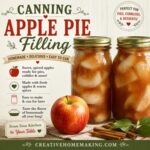 Preserve fresh apples with this classic canning apple pie filling recipe. Keep jars on hand for quick desserts, holiday baking, and cozy family meals. Discover more From Scratch Living, Simple Homemade Living, and home canning recipes.