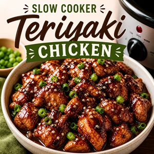 This slow cooker teriyaki chicken is tender, flavorful, and truly better than takeout. An easy teriyaki chicken crock pot recipe that pairs perfectly with rice for a simple teriyaki chicken and rice dinner.