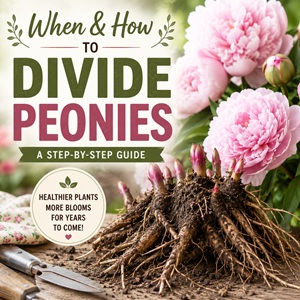 Learn the best time and easiest way to divide peonies for healthier roots and bigger blooms. This step-by-step guide will help you grow stunning cottage garden flowers while embracing the joy of simple homemade living.