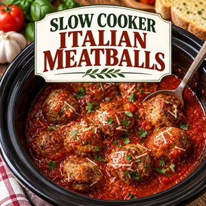 Looking for an easy family dinner? These slow cooker Italian Meatballs are cozy fall food made with simple ingredients and plenty of flavor. This classic Italian food recipe is perfect for busy evenings and anyone who loves simple homemade living.