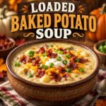 Nothing says comfort food quite like a bowl of creamy loaded baked potato soup. This homemade from scratch soup is perfect fall food, makes an easy family dinner, and belongs at the top of your list of cozy soup recipes.