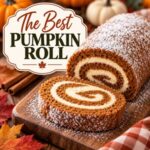 This classic pumpkin roll is the perfect fall dessert! Soft pumpkin cake and creamy filling make this a favorite for Thanksgiving, fall gatherings, and holiday baking. A delicious homemade recipe for cozy fall food and simple homemade living.