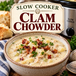 Homemade Clam Chowder in the Slow Cooker