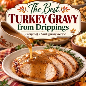 Classic Turkey Gravy from Scratch for Holiday Dinners