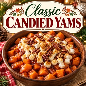 Classic Candied Yams with Marshmallows – Easy Holiday Side Dish
