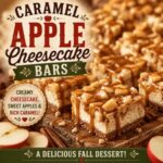 Looking for an easy fall dessert? These caramel apple cheesecake bars have a buttery crust, creamy cheesecake filling, sweet apples, and plenty of caramel. They're delicious enough for Thanksgiving but simple enough for a weekend treat. Perfect for your collection of apple recipes and fall desserts.