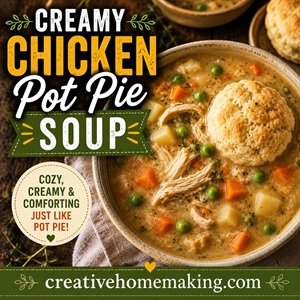 Creamy Chicken Pot Pie Soup Recipe