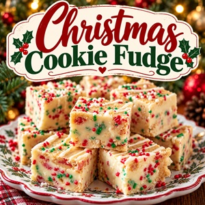 Easy Christmas Cookie Fudge Recipe for the Holidays