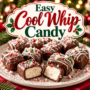 Homemade Chocolate Cool Whip Candy for the Holidays