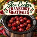 Add these cranberry meatballs to your list of easy holiday appetizers! Made in the slow cooker, they’re perfect for Christmas parties, Thanksgiving gatherings, potlucks, and family get-togethers. Serve them straight from the Crock Pot for a simple appetizer that guests can enjoy throughout the party.