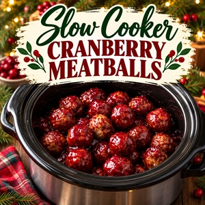 Add these cranberry meatballs to your list of easy holiday appetizers! Made in the slow cooker, they’re perfect for Christmas parties, Thanksgiving gatherings, potlucks, and family get-togethers. Serve them straight from the Crock Pot for a simple appetizer that guests can enjoy throughout the party.