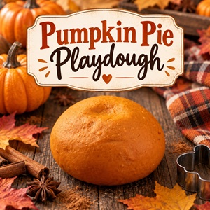 Easy Pumpkin Pie Playdough Recipe