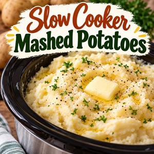 Easy Slow Cooker Mashed Potatoes