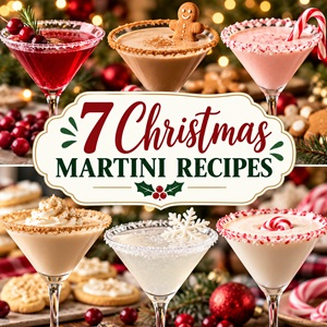 Make your holiday gatherings extra festive with these 7 Christmas martini ideas! From the fruity Classic Cranberry Martini to the sweet Snowflake Martini and refreshing Mistletoe Martini, there's a holiday cocktail for every kind of celebration. These Christmas drinks are perfect for holiday parties, Christmas Eve entertaining, or serving alongside your favorite seasonal treats. Save this collection to inspire your holiday cocktail menu!