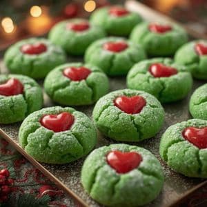 Festive plate of assorted classic Christmas cookies